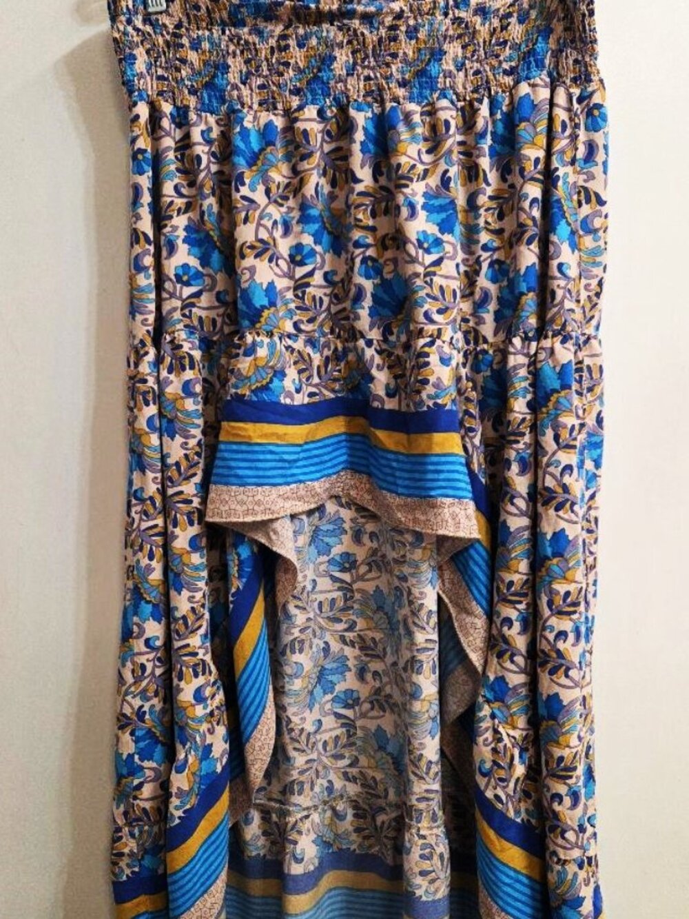 XL floral hi-lo skirt